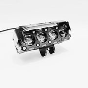 Royal Piston™ HJG Future 4 Lens Fog Light With Spot Laser Beam High Low Beam For Bike/Car/Thar/Jeep Original New Model - Royal Piston