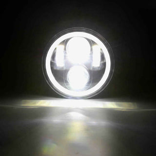 Royal Piston 5.75" LED Full Ring Headlight Compatible with Bajaj Avenger, RX100, RX135 - Royal Piston