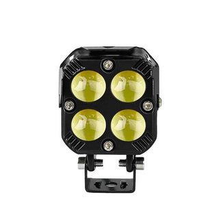 Royal Piston™ 3-in-1 HJG Fog Light: 120W-12V Red, White, Yellow! Illuminate Your Ride with 4 LED Laser Wide Light. Perfect for Bike, Car, Thar, Jeep Adventures