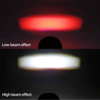 Royal Piston™ HJG Skull Flashing Fog Light 3 in 1 Spot Light with Flood Light Original Laser Fog Light in Yellow + Red + White For Bike/Car/Thar/Jeep (pack of 2)