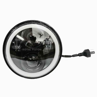 Royal Piston 5.75" LED Full Ring Headlight Compatible with Bajaj Avenger, RX100, RX135 - Royal Piston