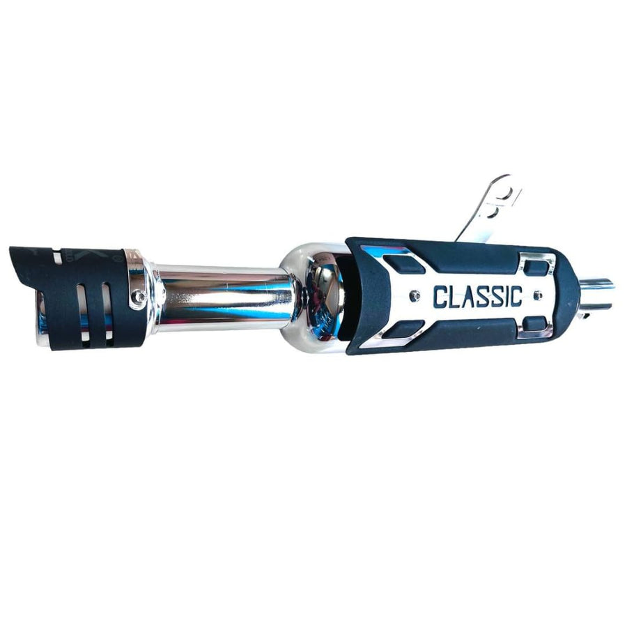 Royal Piston Original RE Sound Exhaust: For Reborn Classic 2022 Model Only. Stainless Steel Silencer With Matte Finish (Original Indoori Silencer)! - Royal Piston