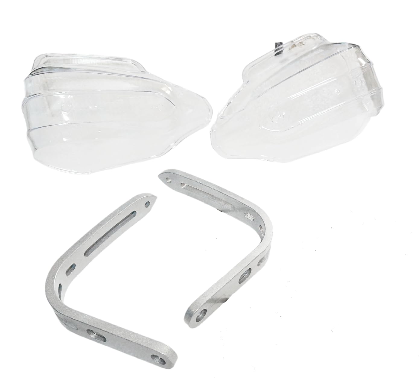 Royal Piston Hand Guard: Motorcycle Hand Protection Kit 7/8" 22mm Handlebar. Windproof Crash Bar Protector, Universal Fit for All Bikes (White)