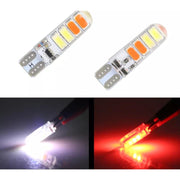 Royal Piston T10 Durable Strobe Lights Bright Interior & Parking Lights in 3 in 1 (2 Pc) For All Bikes/Cars