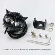 Royal Piston™ HJG Owl Flashing Fog Lights: All-in-One! 2-in-1 Spot & Flood with Original Laser Fog in Yellow & White. For Bike/Car/Thar/Jeep, 2pc