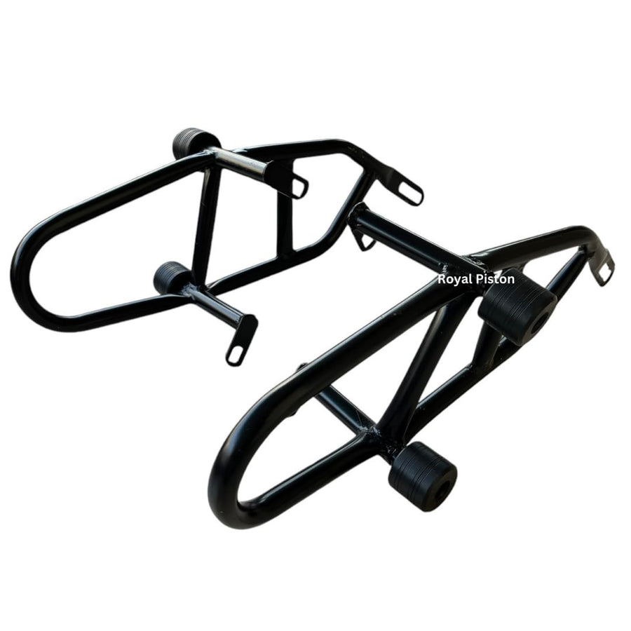 Royal Piston Accessories Compatible for Bajaj Pulsar NS 200 Crash Guard - Ultimate Frame & Engine Protection Leg Guard | | Full Bike Damage Protection - Royal Piston