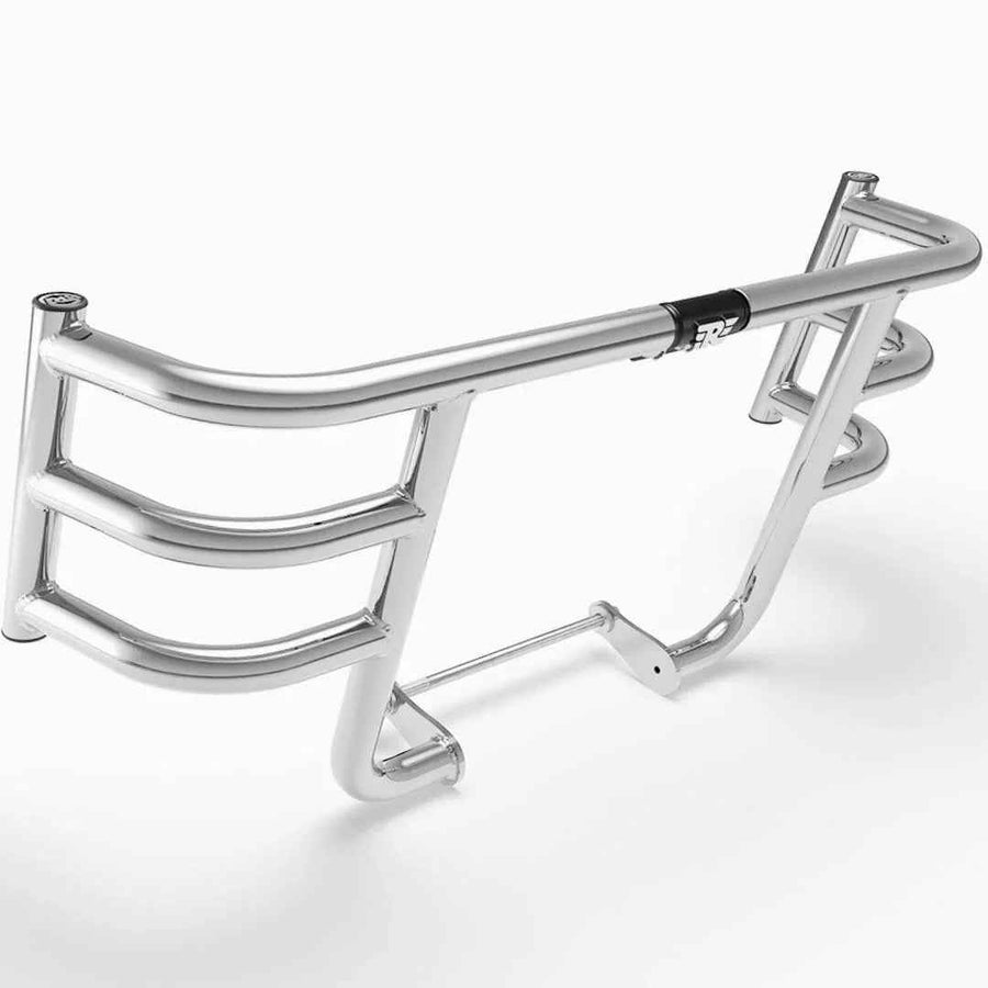 Royal Piston Chrome Leg Guard for Royal Enfield Classic, standard 350/Meteor 350cc  (3-Bar Airfly)2022-2026 - Royal Piston