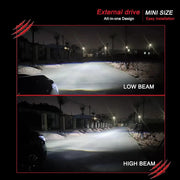 Royal Piston H4 130W Copper Plate Hypersonic LED Headlight Bulb Powerful High Beam/Low Beam For Mahindra Thar (2 Year Warranty) - Royal Piston