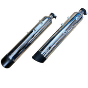 Royal Piston Intense Original Silencer: Glasswool Black Edition with Authentic Sound, Advance September 2024 Model Compatible with Royal Enfield Continental GT 650cc