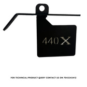 Royal Piston Premium Foot Rest Black Sturdy And Durable Original Engraved Compatible With Harley Davidson X440.