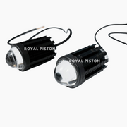 Royal Piston: Dual Beam LED Fog Light - Superior Visibility White & Yellow for Clarity, Wide & Spot for Any Terrain