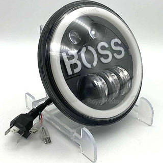 Royal Piston Daymaker HJG 5.75" Boss Headlight For Bajaj Avenger/RX-100/RX-135/Harley Davidson - Royal Piston