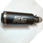 Royal Piston Universal SC Silencer: Unleash the Thunder - The Ultimate Performance Upgrade for All Sport Bikes (Black) - Royal Piston