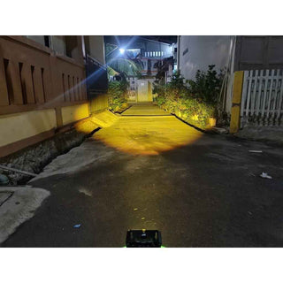 Royal Piston 120W LED Fog Light (White + Yellow)  Laser Spotlight, Universal Fit for Motorcycles, Cars, SUVs & Jeeps (Pack of 2) + 6 Month Warranty