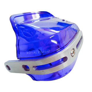 Royal Piston Hand Guard: Motorcycle Hand Protection Kit 7/8" 22mm Handlebar. Windproof Crash Bar Protector, Universal Fit for All Bikes (Blue)