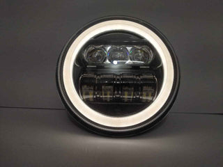 Royal Piston LED Headlight | Latest 2023 CREE/Osram LED | Compatible with Jawa All Models (Original Headlight)