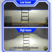 Royal Piston™ Minus Beam Master LED Headlight: Highest Powerful Beam, OSRAM LED, Korean Chip. High/Low Beam, DRL. For Royal Enfield (1pc)