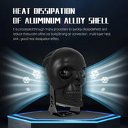 Royal Piston™ HJG Skull Flashing Fog Light 3 in 1 Spot Light with Flood Light Original Laser Fog Light in Yellow + Red + White For Bike/Car/Thar/Jeep (pack of 2)