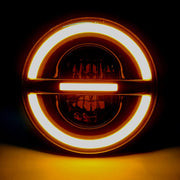 Royal Piston Half Ring Osram LED Headlight For Thar /Jeep/ Gypsy/ Royal Enfield (1pc) - Royal Piston