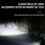 Royal Piston™ HJG Owl Flashing Fog Lights: All-in-One! 2-in-1 Spot & Flood with Original Laser Fog in Yellow & White. For Bike/Car/Thar/Jeep, 2pc