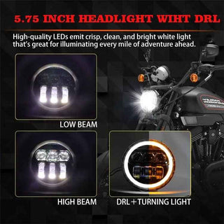 Royal Piston LED Headlight | Latest 2023 CREE/Osram LED | Compatible with Jawa All Models (Original Headlight)