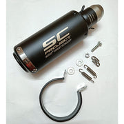 Royal Piston Universal SC Silencer: Unleash the Thunder - The Ultimate Performance Upgrade for All Sport Bikes (Black) - Royal Piston