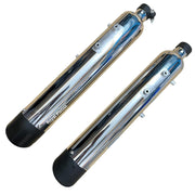 Royal Piston Intense Original Silencer: Glasswool Black Edition with Authentic Sound, Advance September 2024 Model Compatible with Royal Enfield Continental GT 650cc