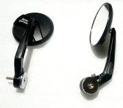 Royal Piston HD Round Side Mirrors: Clear View 360, Wide-Angle for Royal Enfield BS3, BS4, BS6, Electra, Standard. Ultimate Visibility! - Royal Piston