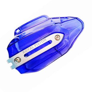Royal Piston Hand Guard: Motorcycle Hand Protection Kit 7/8" 22mm Handlebar. Windproof Crash Bar Protector, Universal Fit for All Bikes (Blue)
