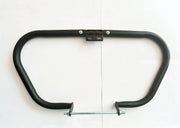 Royal Piston Leg Guard Foldable Heavy Duty Compatible with Royal Enfield Classic Reborn & Meteor (Complete Black) - Royal Piston