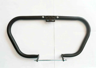 Royal Piston Leg Guard Foldable Heavy Duty Compatible with Royal Enfield Classic Reborn & Meteor (Complete Black) - Royal Piston