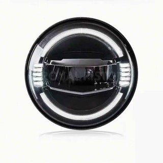 Royal Piston Hawk Eye 7" LED Headlight Highest Powerful Beam of All Time | OSRAM LED, OSRAM LED Minus Hightech Korean Chip, High/Low Beam, DRL | For Thar, Jeep, Gypsy (1pc)