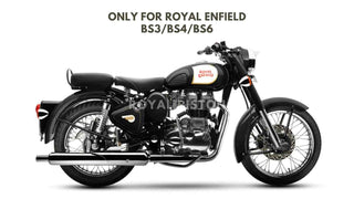 Royal Piston Original Indori Silencer | Matte Black | Compatible with Bullet BS3, BS4, BS6, Bullet Electra, Bullet Standard | Original Sound