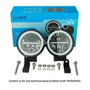 RoyalPiston LED Fog Light For Bike HJG Original Brilliant White Light Advance Arrival Wide Range Brightness Compatible for Bikes, Cars, Jeeps & Gypsy