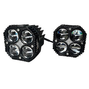 Royal Piston LED Fog Light For Bike | 120W Devil Eye Powerful Flood Lamp | August 2024 Edition with Full Harness Kit & Switch | Fog Lamp for Bike/Car/Jeep (Wider Throw) (4x4 Lens)