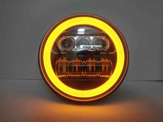 Royal Piston LED Headlight | Latest 2023 CREE/Osram LED | Compatible with Jawa All Models (Original Headlight)