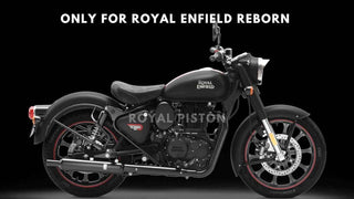 Royal Enfield Classic Exhaust: Original RE Sound, Glass Chrome Finish (Improved Mileage & Performance)