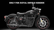 Royal Piston Black Exhaust For Classic Reborn with Original RE Sound (Original Indoori Silencer) - Royal Piston