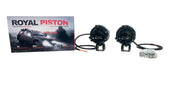 Royal Piston™  Y-Type LED Fog Light: 2-in-1 Spot Light with Wide Area Flood Light. Laser Fog in Yellow & White. For Bike/Car/Thar/Jeep (No Harness) - Royal Piston