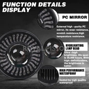 Royal Piston™ ApexBeam LED Headlight: Powerful OSRAM LED, Hightech Korean Chip. High/Low Beam, DRL, Cool Lighting.  For Thar, Jeep, Gypsy (2pc)