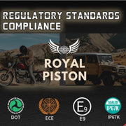 Royal Piston Half Ring Osram LED Headlight For Thar /Jeep/ Gypsy/ Royal Enfield (1pc) - Royal Piston