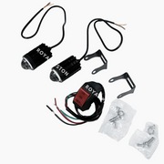 Royal Piston: Dual Beam LED Fog Light - Superior Visibility White & Yellow for Clarity, Wide & Spot for Any Terrain