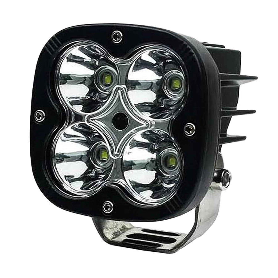 HJG High Power 120W 2in1 LED Fog Light Dual Color Laser Beam for Bike Car SUV