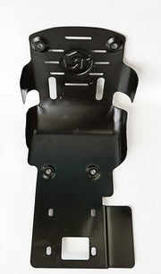 Royal Piston Accurate Fitting Sump Guard Compatible with Royal Enfield Classic BS3/BS4/BS6, Electra, Standard Engine Protection (Matte Black)