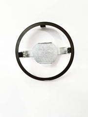 Royal Piston Heavy Built-in Duty RE Classic Reborn 350 Headlight Ring in Premium Finish with Fitting Clips (Matte Black)