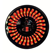 Royal Piston 7 Inch RGB LED Headlight | 75-120W CREE/Osram | Multicolor Compatible with Royal Enfield, Jeep, Thar, Gypsy
