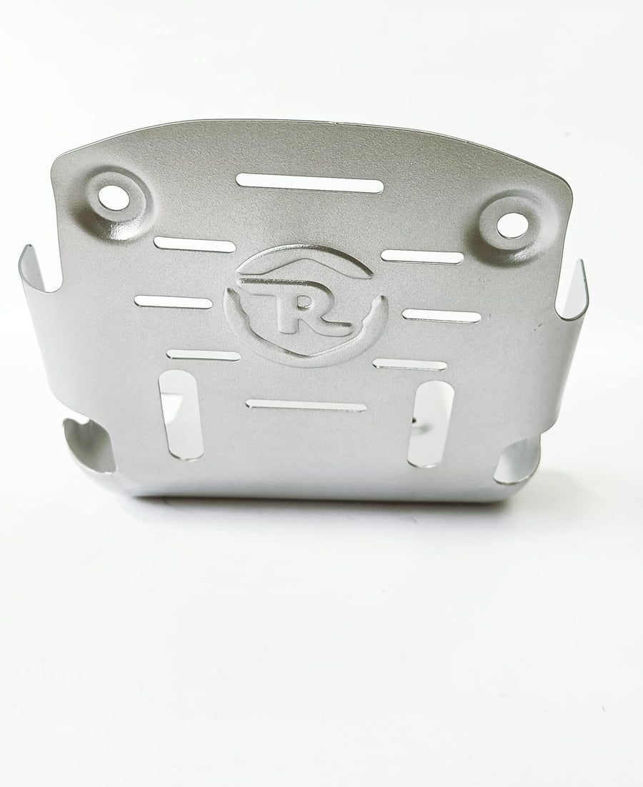 Royal Piston Accurate Fitting Sump Guard Compatible with Royal Enfield Classic BS3/BS4/BS6, Electra, Standard Engine Protection (Chrome) - Royal Piston