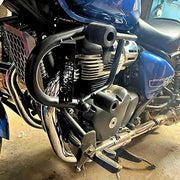 Royal Piston Leg Guard Heavy Duty Sturdy and Stylish Crash Guard Engine Protection Compatible with Royal Enfield Super Meteor 650