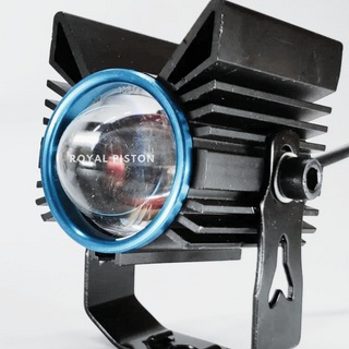 Royal Piston: Upgrade Visibility with Powerful 3-Color LED Fog Light: White for Clarity, Yellow for Fog, Blue for Style