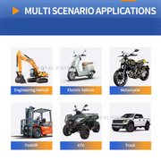 Royal Piston LED Fog Light For Bike | 120W Devil Eye Powerful Flood Lamp | August 2024 Edition with Full Harness Kit & Switch | Fog Lamp for Bike/Car/Jeep (Wider Throw) (2 Lens)